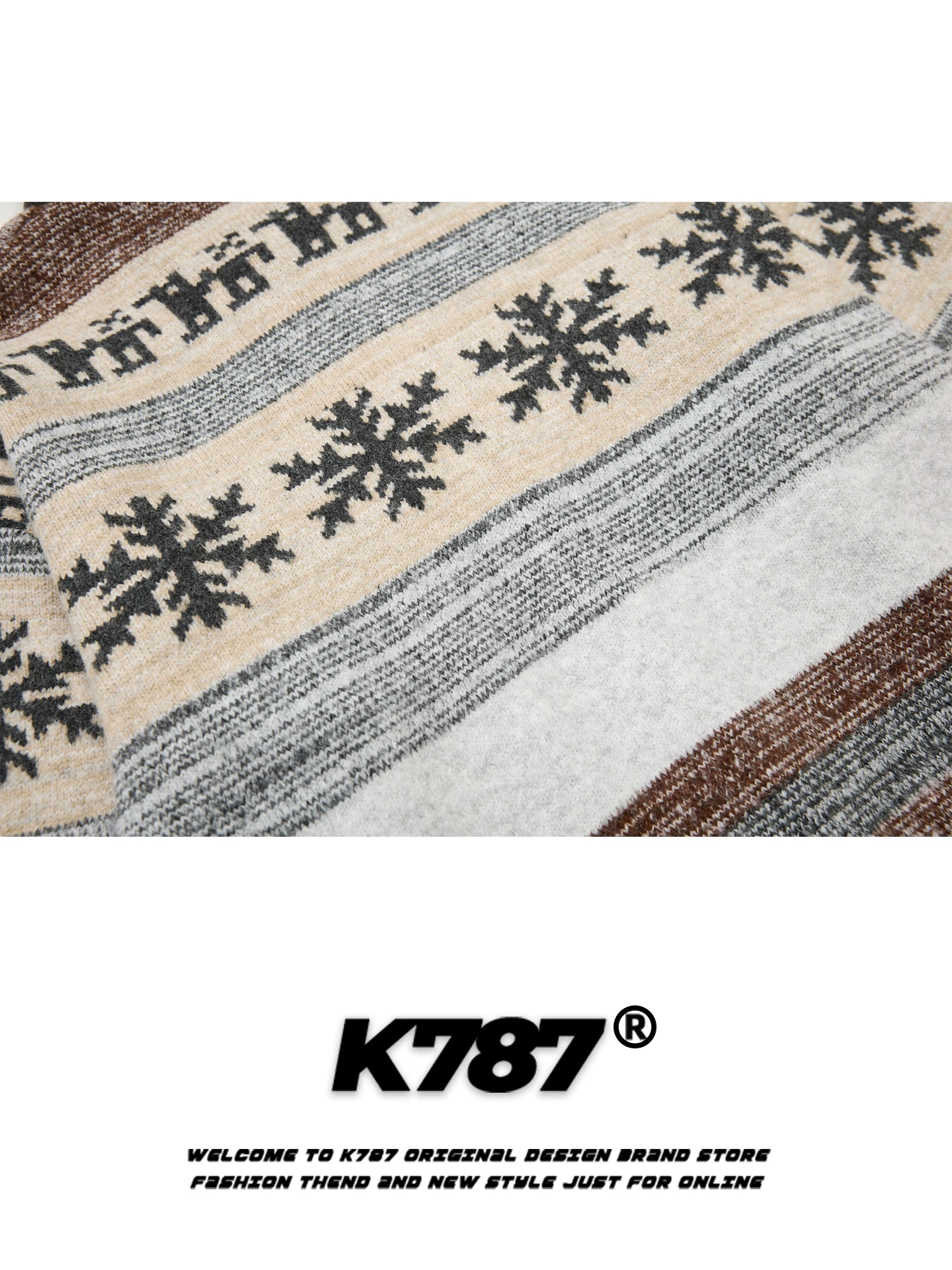Áo len dệt kim có mũ trùm đầu kiểu cổ điển Mỹ K787 dành cho nam và nữ, áo len cardigan ấm áp, dáng rộng, giản dị, trẻ trung