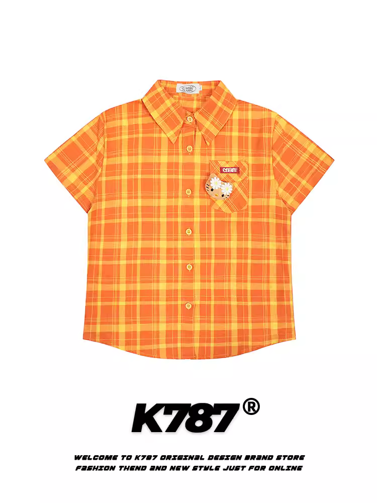 Áo thun nữ tay ngắn phong cách Kitty Cat K787 Summer Love BM, kiểu dáng dễ thương và cá tính, thiết kế cổ tròn, chất liệu thoải mái, phong cách năng động.