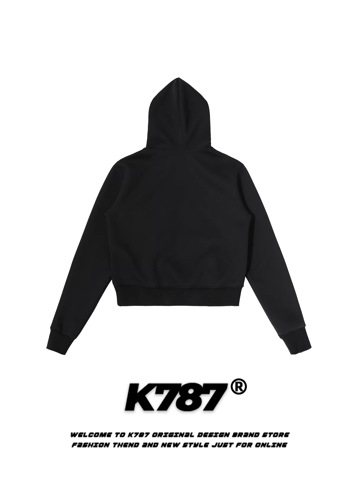 Áo khoác hoodie nữ kiểu Mỹ K787, thiết kế đính hạt, dáng regular, ôm dáng, áo khoác ngắn đi làm mùa thu.