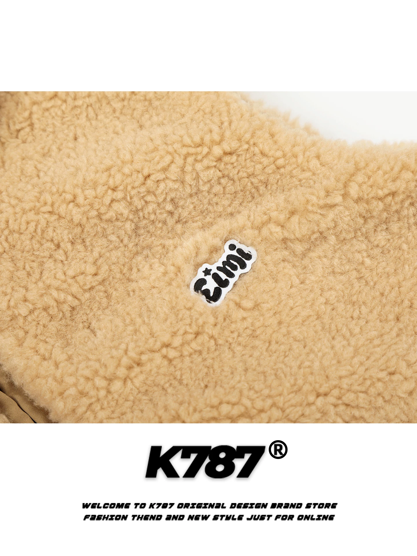 Áo khoác len cotton kiểu Mỹ cổ điển K787 có tai gấu dành cho nữ, áo khoác cotton có khóa kéo giữ ấm mùa đông.