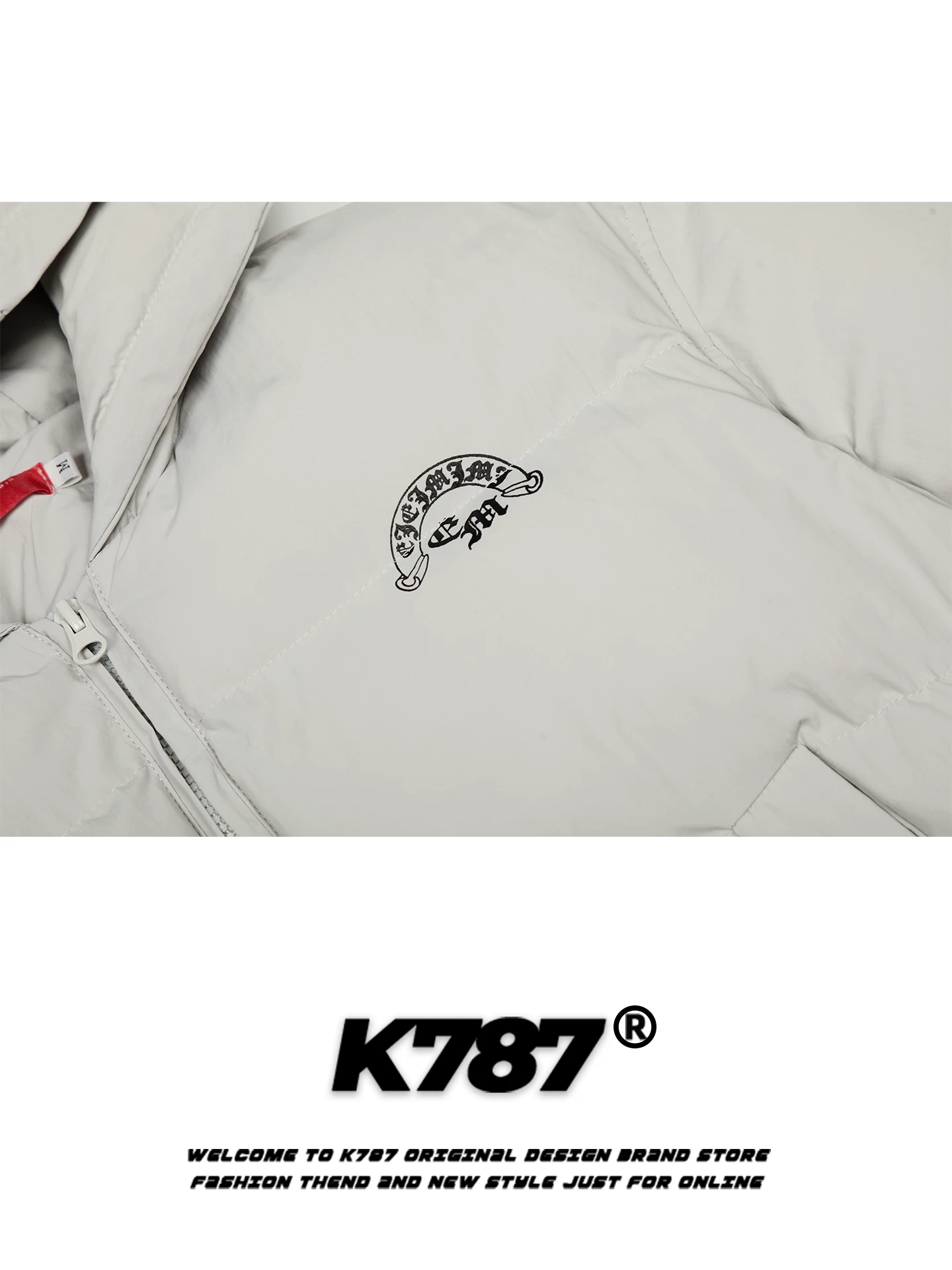 Áo khoác cotton dày dặn phong cách retro Mỹ K787 dành cho nữ, kiểu dáng nhẹ nhàng, trẻ trung, ôm eo, áo khoác phao có mũ, áo khoác cotton mùa đông.