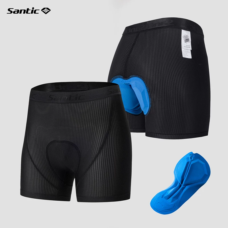 Quần lót đạp xe Santic New có đệm kiểu Ý, dành cho xe đạp đường trường và xe đạp leo núi