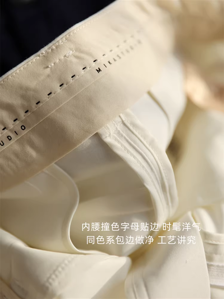 Quần dài thẳng dáng rộng, chất liệu cotton thoáng khí, co giãn, chống nhăn, cạp cao, tôn dáng, dành cho nữ, mùa hè mới