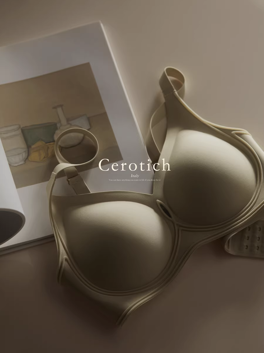 Cùng phong cách với đồ lót bên trong! Áo ngực nhung kiểu dáng Belga, liền thân, không dây, không đường may, không mút.