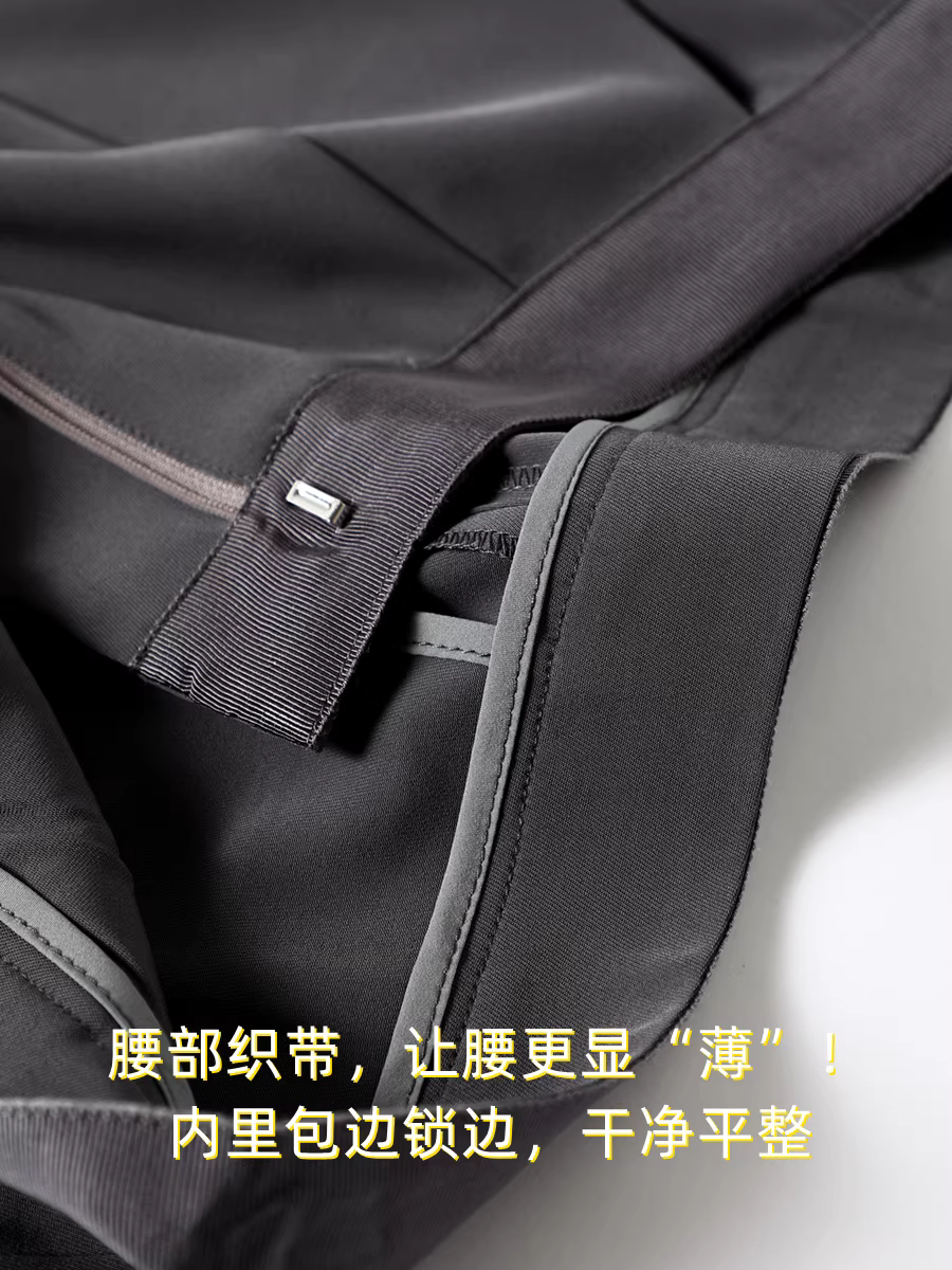 Thiết kế cạp quần mỏng, mềm mại, không nhăn, lưng cao, tôn dáng, xẻ tà, quần ống loe, quần dài nữ, quần mỏng mùa hè