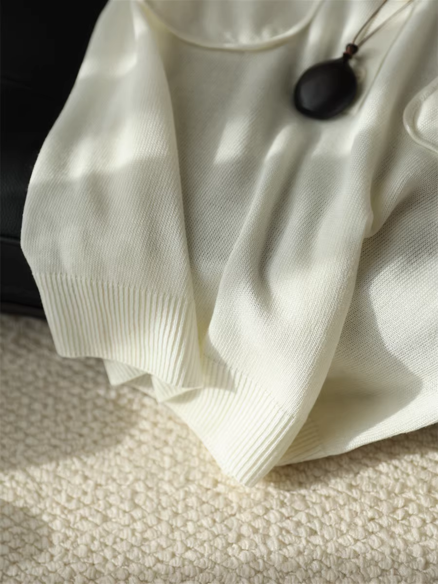 Áo thun polo cổ rộng chất liệu linen lyocell thoáng mát, mỏng, cổ V, tay sát nách, có túi dành cho nữ mùa hè