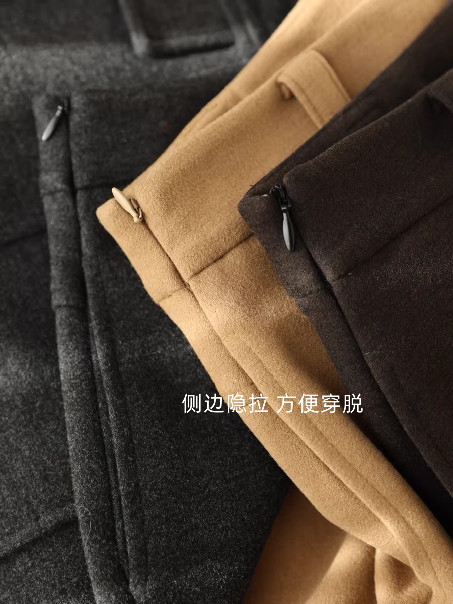 Váy 7 mảnh cắt may ba chiều! Váy len dáng chữ A cao cấp, chất liệu len alpaca acetate dày dặn 530g, giữ ấm, dành cho nữ mùa thu đông.