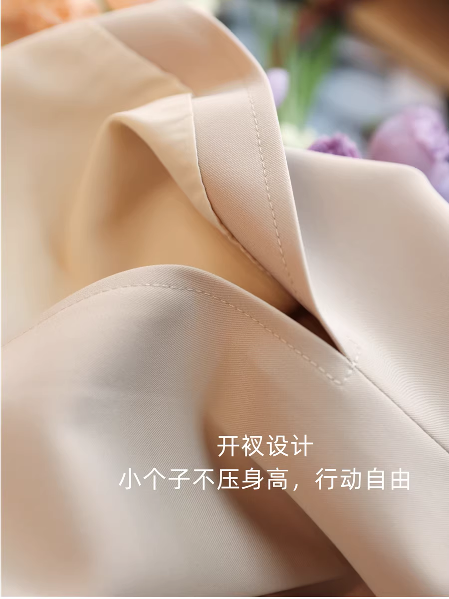 Thiết kế bất đối xứng, tôn dáng và che bụng! Váy công sở đi làm, chất liệu trơn màu, xẻ tà, lưng cao, dáng chữ A.