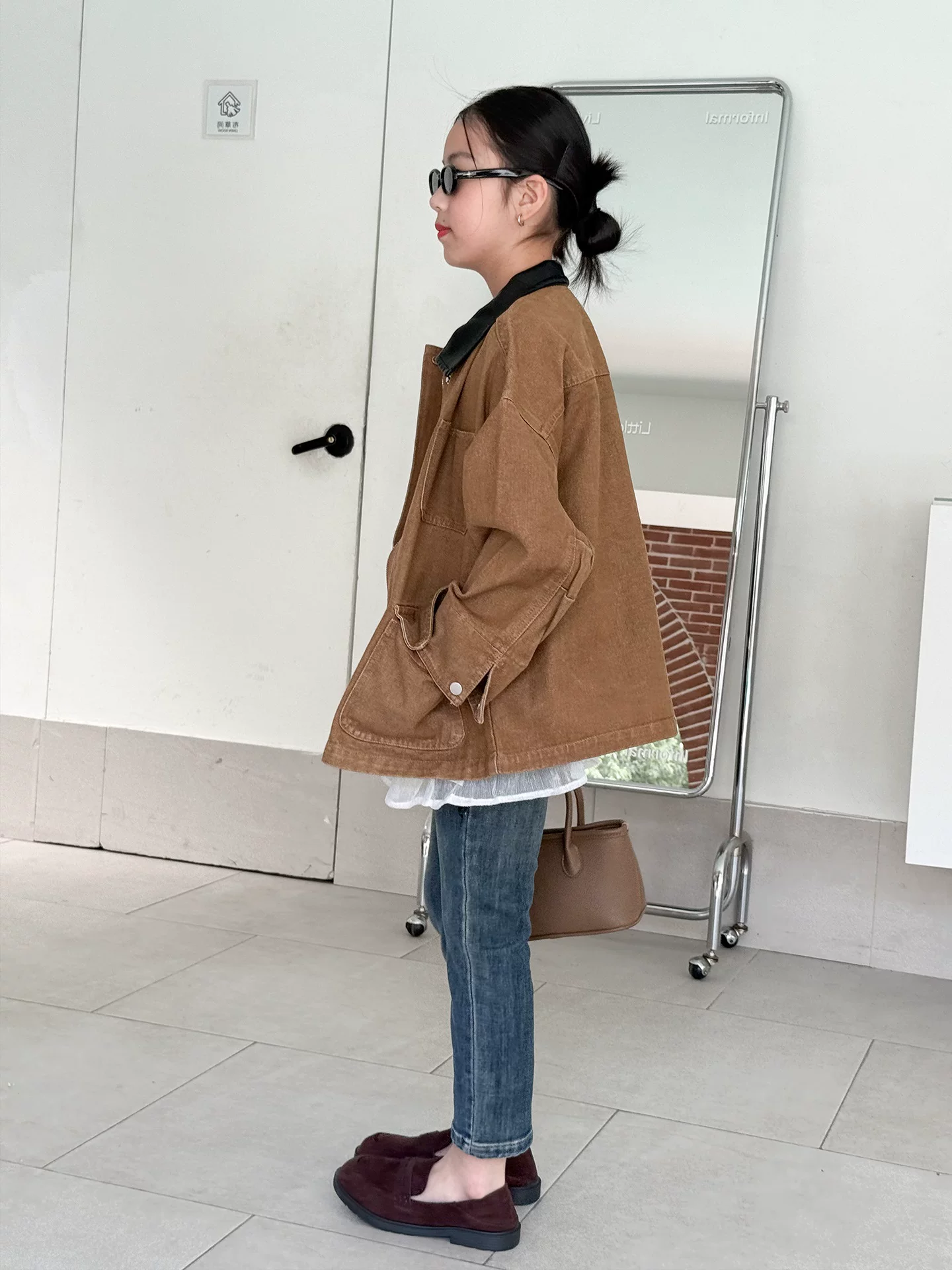 Quần thuốc lá dành cho nữ, quần jean, quần bó, quần ống đứng mùa thu, quần baguette co giãn ôm sát đa năng, quần áo trẻ em