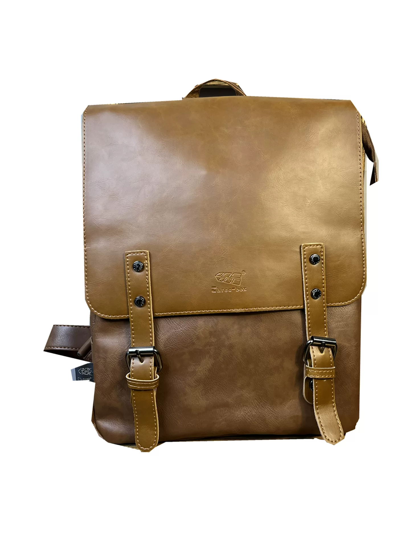 Ba hộp ba lô thời trang dã ngoại, túi xách nam phong cách Hàn Quốc, ba lô du lịch, cặp đi học học sinh cấp 3 chất liệu PU dung tích lớn