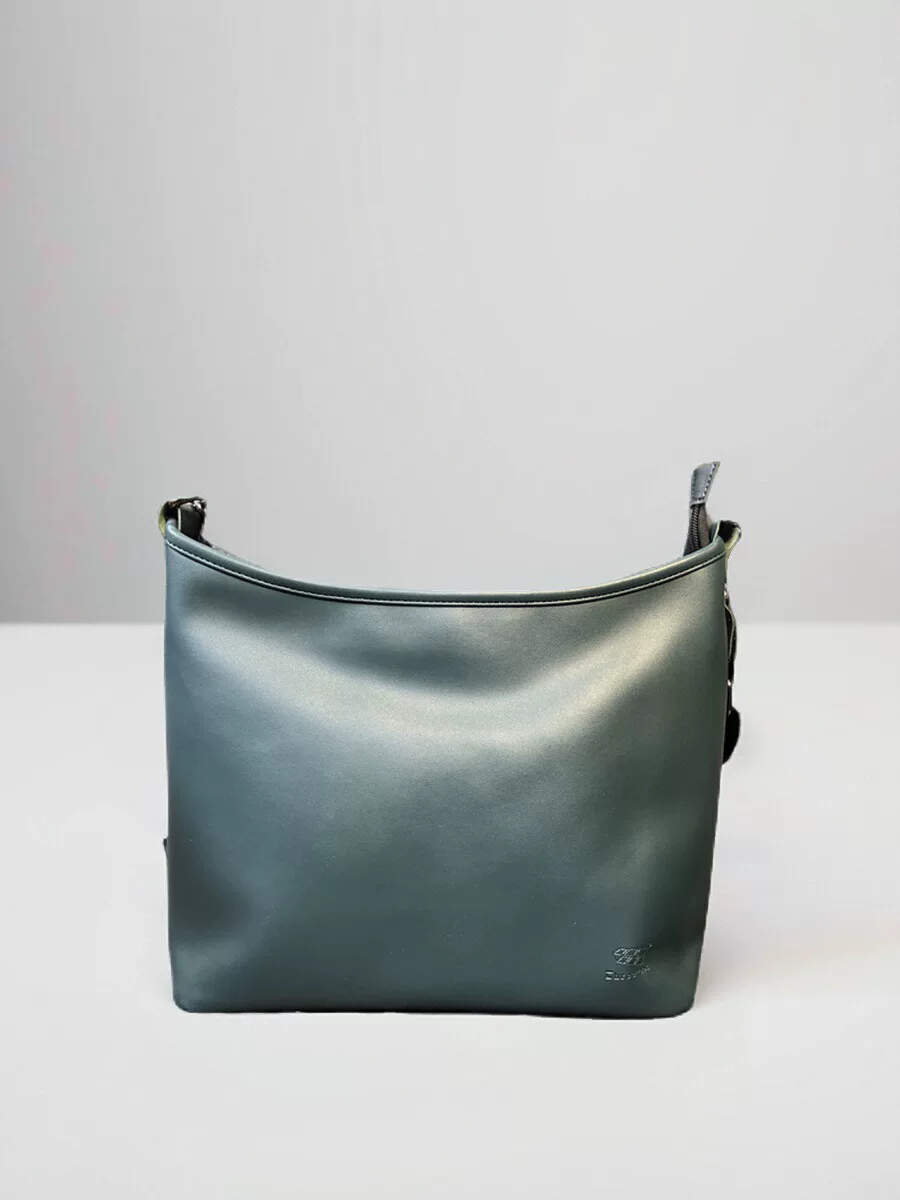 Túi đeo chéo da mềm kiểu retro ba ngăn, dung tích lớn, đơn giản, phong cách thường ngày dành cho nam và nữ, túi đeo vai, túi xe máy