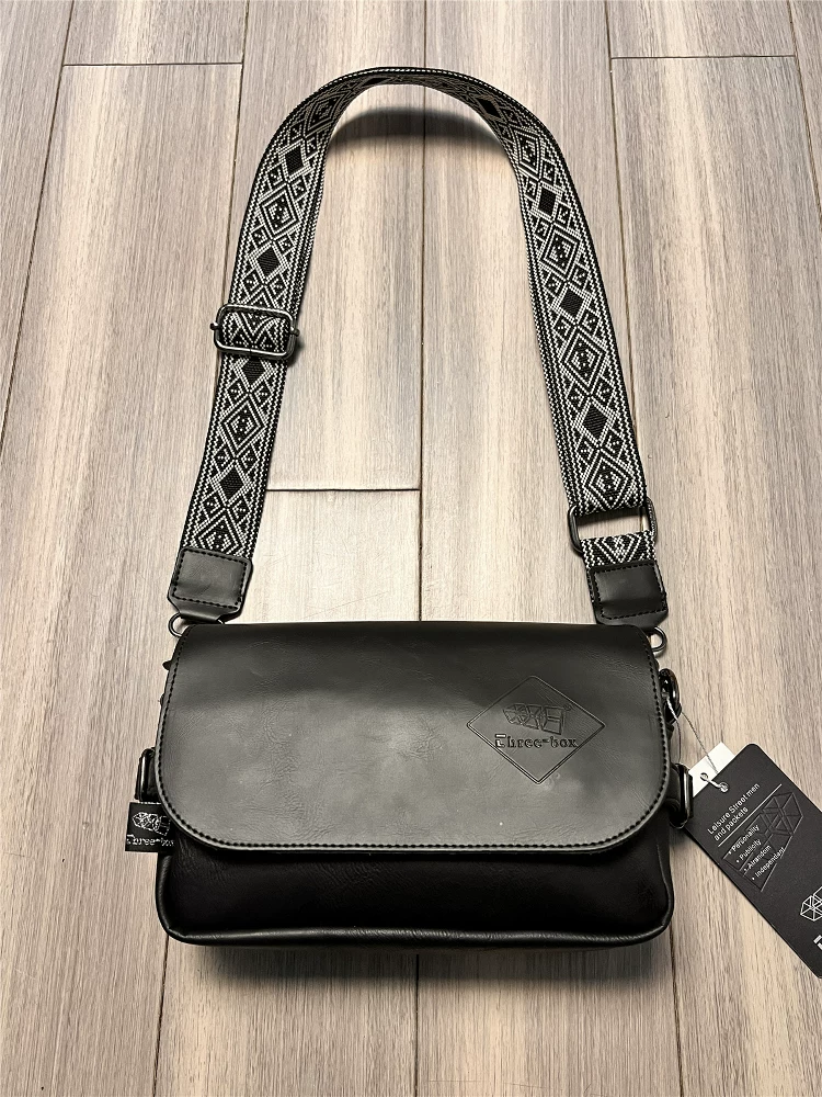 Túi đeo chéo nam thời thượng 2025 phong cách Hàn Quốc mới, túi đeo vai cá tính, đơn giản, nhỏ gọn dành cho nam và nữ, kiểu dáng ins