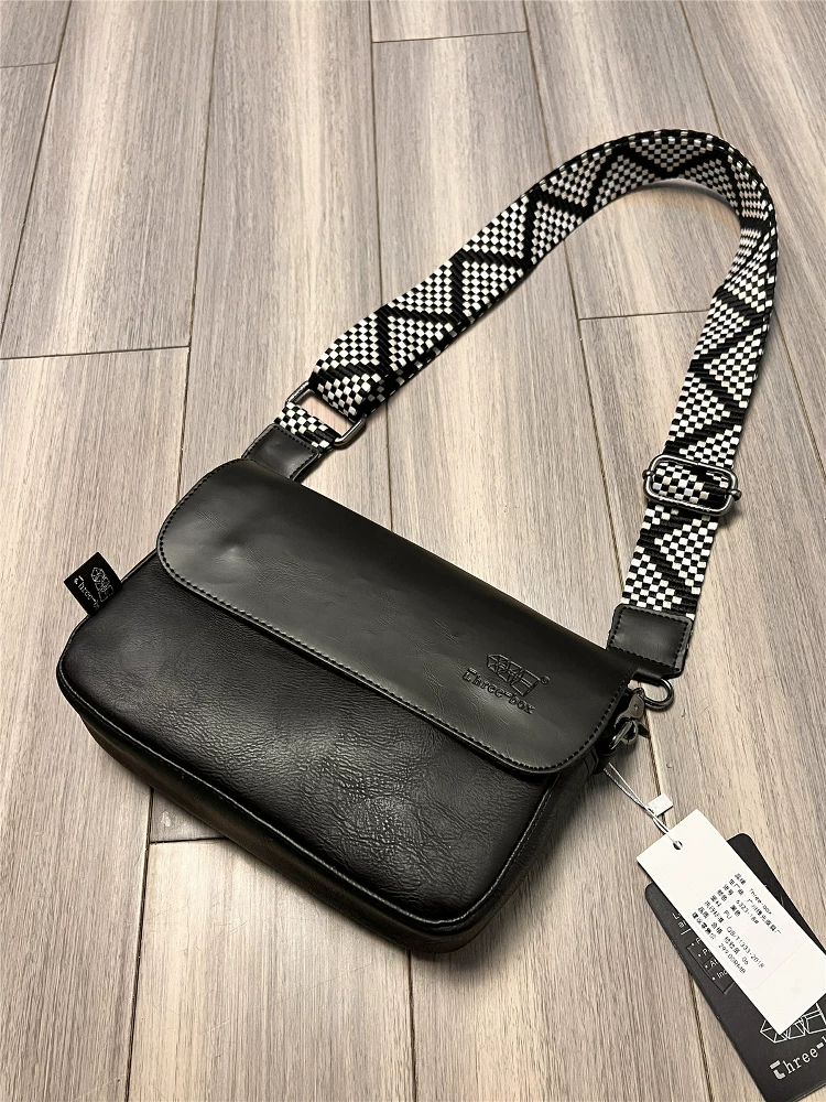 Túi đeo chéo đa năng Hàn Quốc phong cách Nhật Bản nam 2025, túi đeo vai thường ngày, dây đeo rộng, túi đeo chéo unisex, balo nhỏ