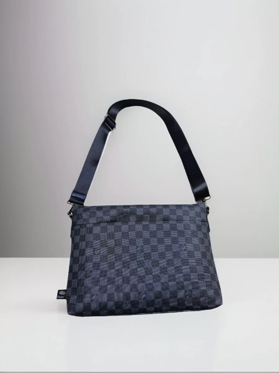 Túi đeo vai nam thời trang ba ngăn, túi đeo chéo nam công sở lịch lãm, dung tích lớn, kiểu phong bì