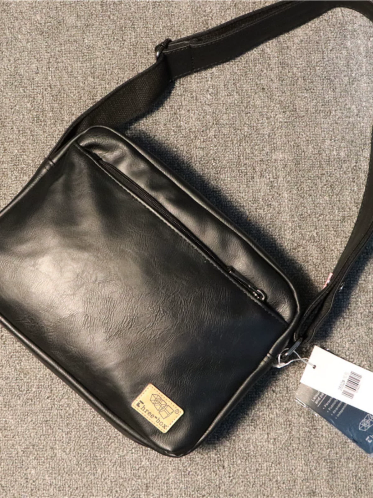 Túi đeo vai thời trang nam ba ngăn, túi đeo chéo ngoài trời phong cách Hàn Quốc và Nhật Bản dành cho nam và nữ, ba lô đeo chéo đựng điện thoại máy tính bảng.