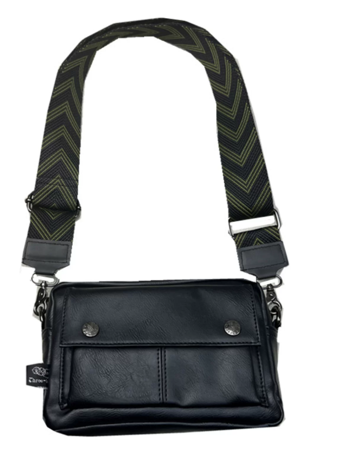 Túi đeo chéo nam sinh viên phong cách Hàn Quốc ba ngăn Túi đeo vai unisex phong cách hip-hop Nhật Bản và Hàn Quốc Túi đeo vai thông thường