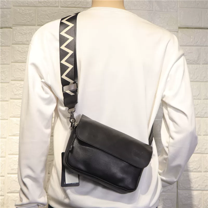 Túi đeo chéo nhỏ ba ngăn thời trang unisex chính hãng, phong cách Nhật Bản và Hàn Quốc, dùng được cho máy tính bảng và điện thoại