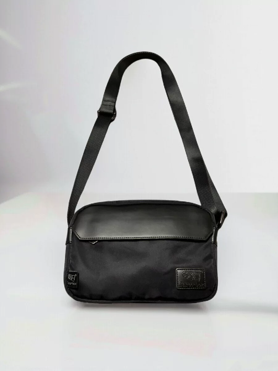Túi đeo chéo nam 2025 phong cách Hàn Quốc chất liệu vải Oxford phối nylon, túi đeo chéo nhỏ thời trang, balo đeo chéo nhỏ gọn