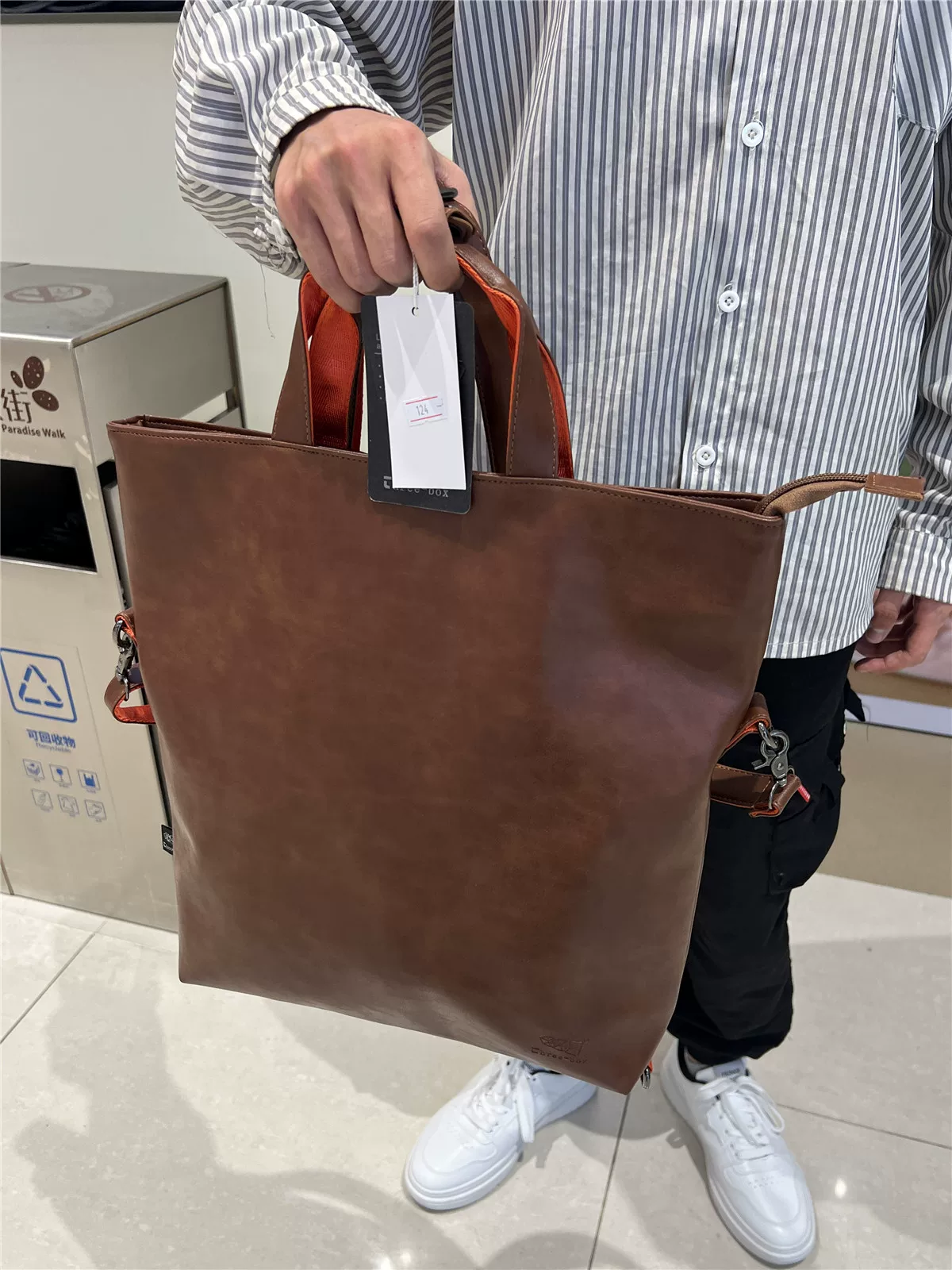 Túi xách nam da mềm thời trang 2024, túi đeo chéo nam cỡ lớn hợp xu hướng, túi đựng tài liệu phong cách retro giản dị