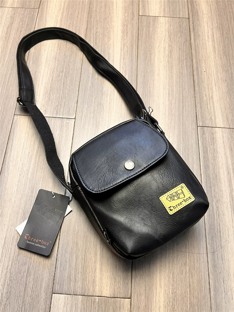 Túi đeo chéo thời thượng 2025 phong cách đường phố Nhật Bản, unisex, đựng điện thoại, kiểu dáng mini vuông thời trang