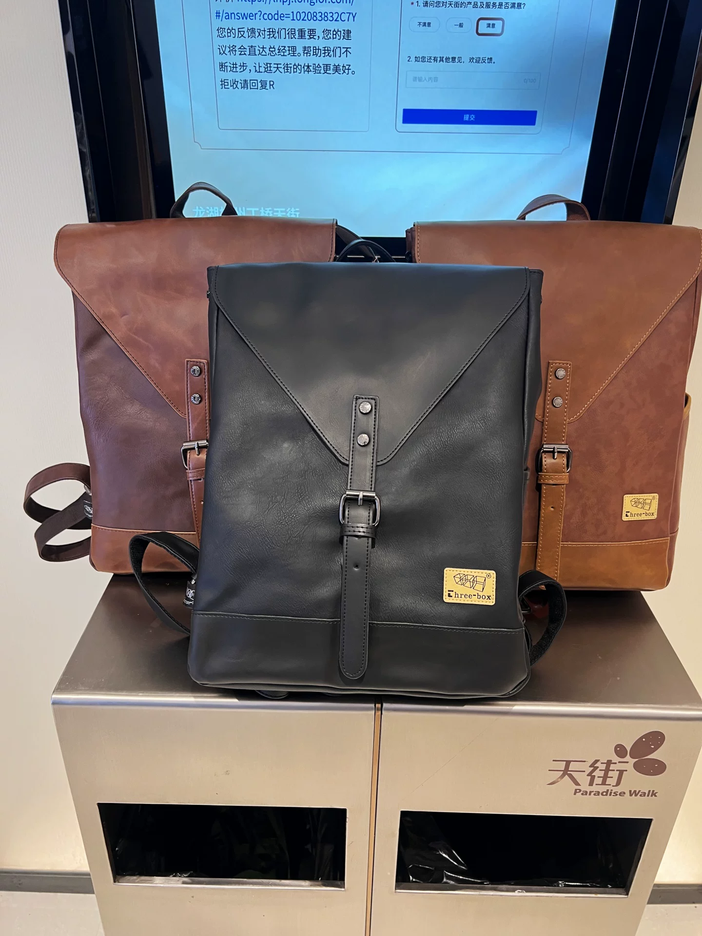 Ba lô nam cá tính ba ngăn, phong cách retro, thời trang, balo đựng laptop đi làm, du lịch, học sinh, dung tích lớn