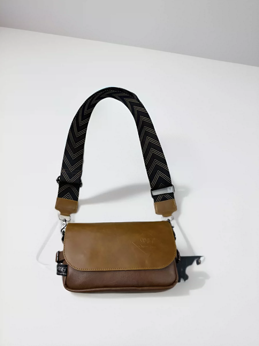 Túi đeo chéo nam da thật phong cách Nhật Bản và Hàn Quốc 2025, kiểu dáng giản dị, đeo vai đơn, retro, có dây ruy băng, túi đeo chéo nhỏ