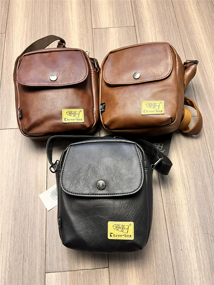 Túi đeo chéo thời thượng 2025 phong cách đường phố Nhật Bản, unisex, đựng điện thoại, kiểu dáng mini vuông thời trang