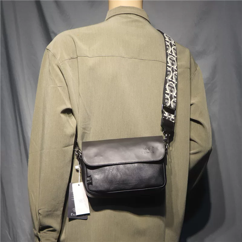 Túi đeo chéo unisex phong cách Hàn Quốc và Nhật Bản mới của Threebox thương hiệu thời trang thể thao ruy băng túi đeo vai nam ba lô đựng điện thoại