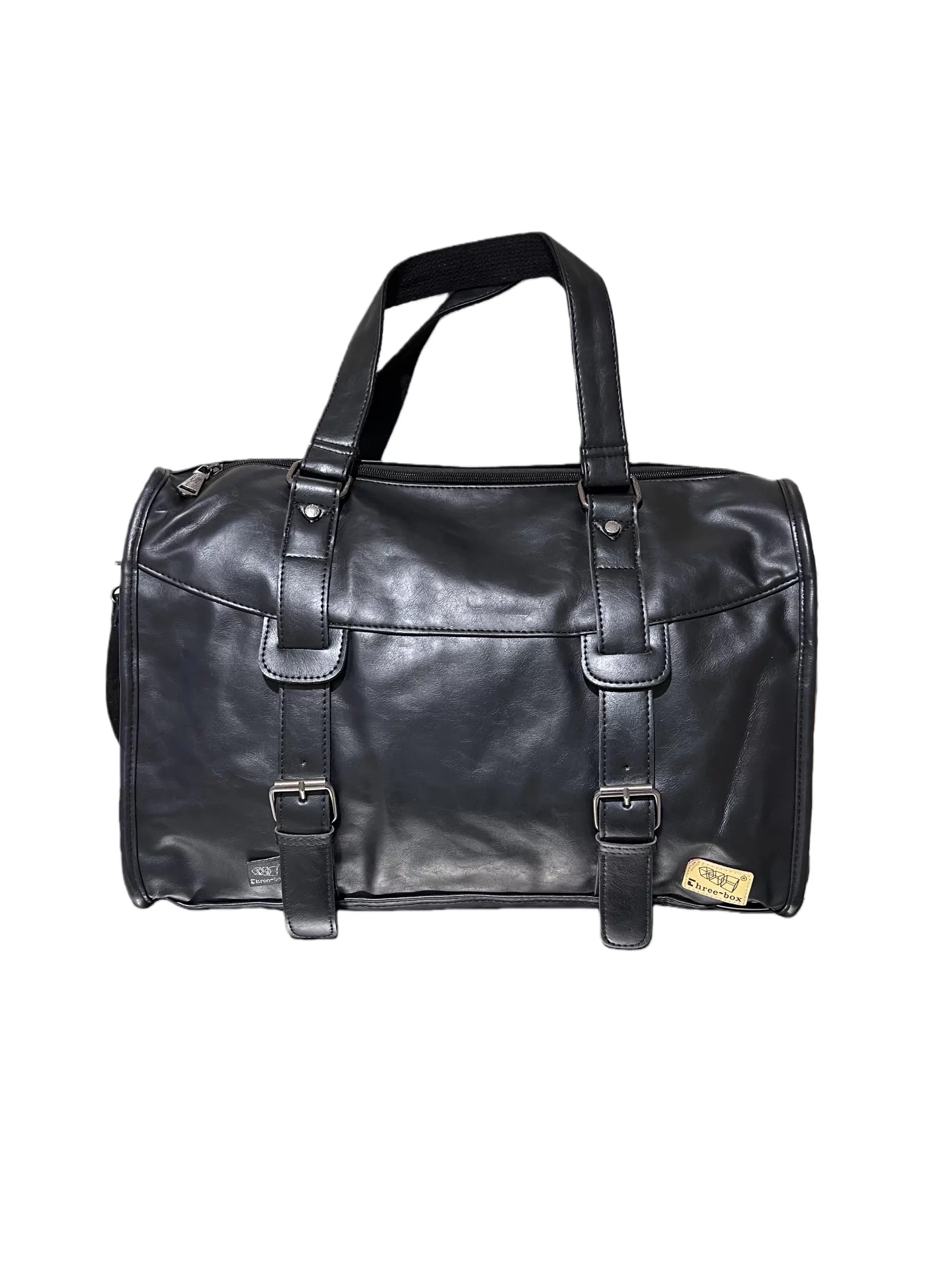 Ba hộp túi xách da cổ điển, túi du lịch nam cỡ lớn, túi đeo chéo, túi đựng laptop