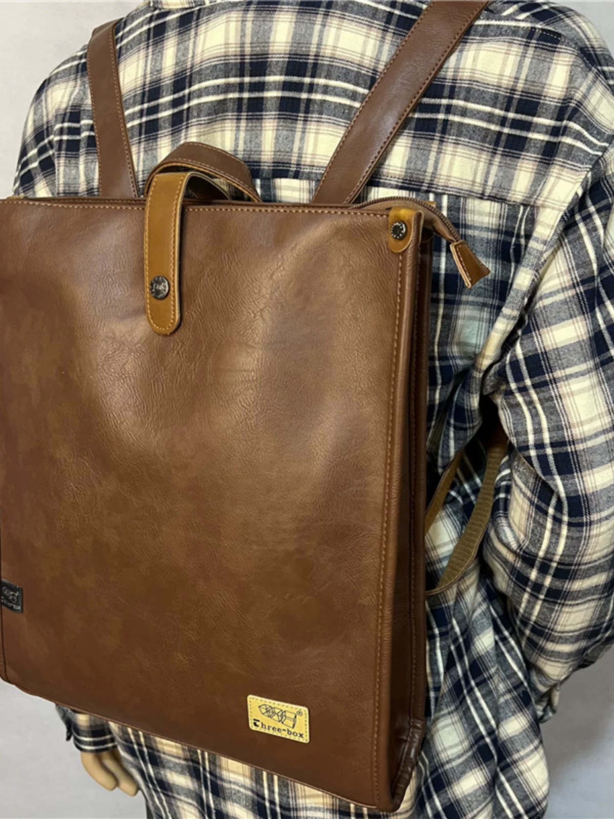 Ba lô nam phong cách Nhật Bản và Hàn Quốc ba lô nam phong cách unisex đơn giản ba lô công sở túi xách học sinh túi đựng máy tính xách tay