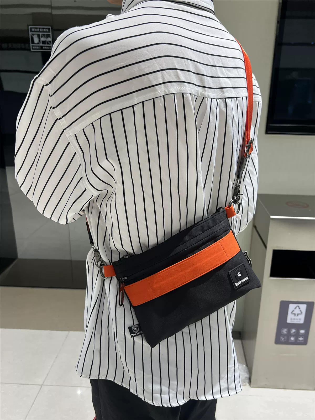 Dark Energy Thời trang mùa hè Túi vải đeo chéo đựng điện thoại Phong cách Nhật Bản Unisex Clutch Túi xách đeo vai hợp thời trang