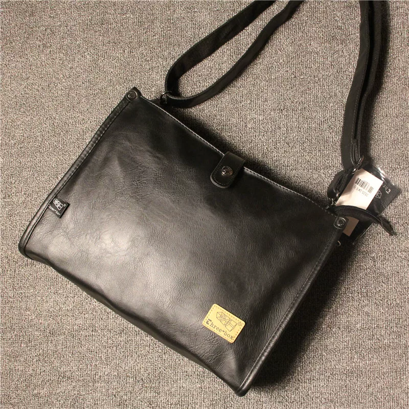 Túi đeo chéo nam thời trang đơn giản kiểu mới 2024, ba ngăn, phong cách casual, công sở, túi chữ cái