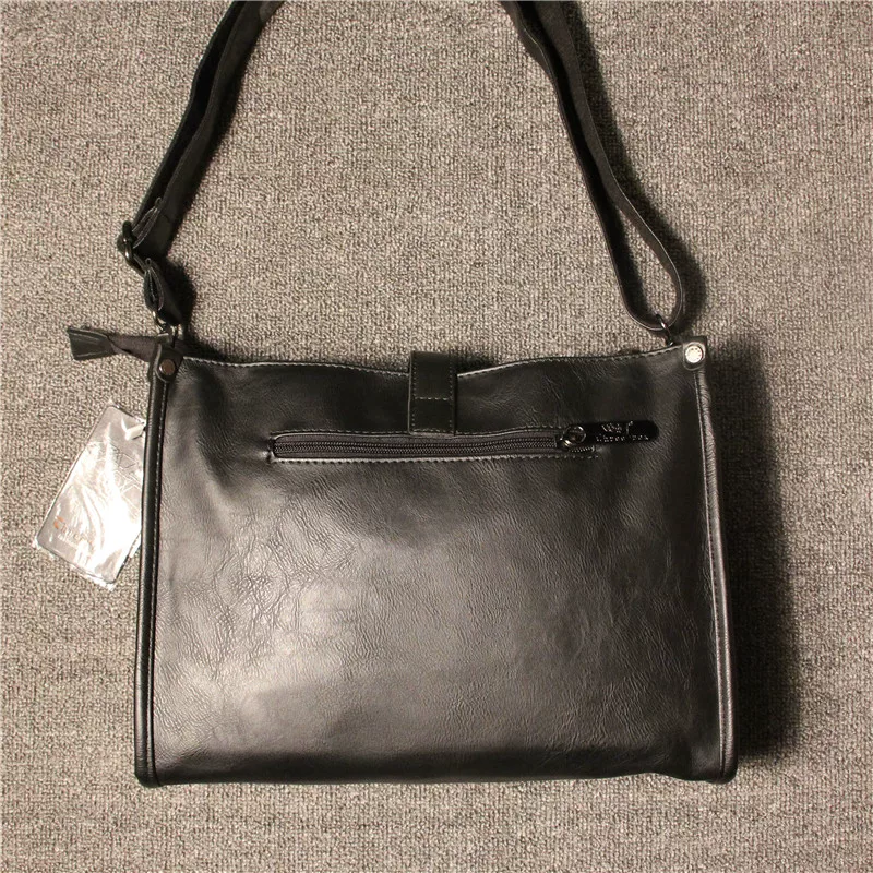 Túi đeo chéo nam thời trang đơn giản kiểu mới 2024, ba ngăn, phong cách casual, công sở, túi chữ cái