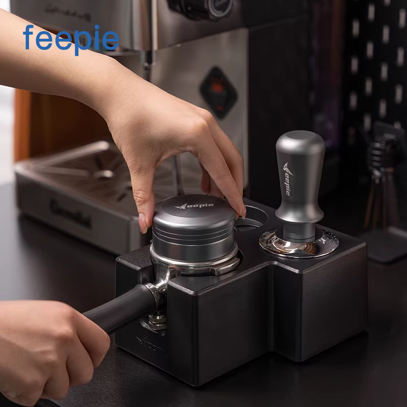 Dụng cụ nén cà phê macaron, dụng cụ nén tay cầm máy pha cà phê espresso, chiều cao có thể điều chỉnh 51/53/58