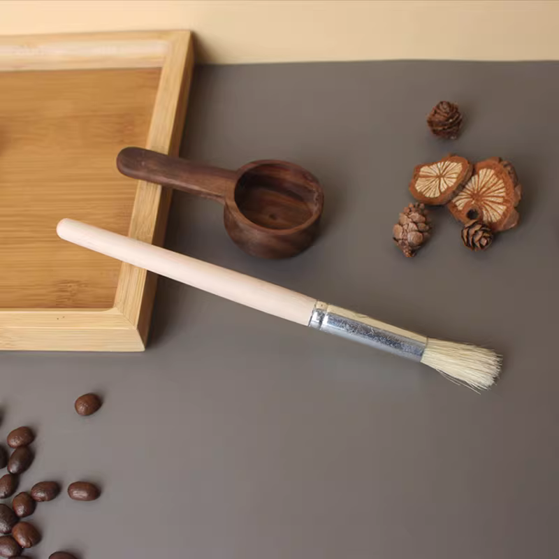 Bàn chải làm sạch máy xay không rụng lông, bàn chải làm sạch máy xay điện, bàn chải thiết bị pha cà phê, bàn chải bột cà phê