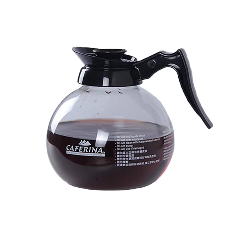 Bình thủy tinh chịu nhiệt của máy pha cà phê thương mại CAFERINA Đài Loan có thể được làm nóng và giữ ấm bình cà phê kiểu Mỹ nhỏ giọt