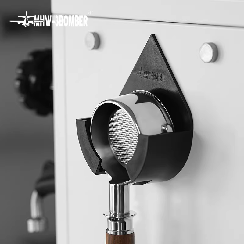 Giá đỡ tay cầm máy pha cà phê kiểu bomber, gắn tường hình giọt nước, dành cho máy pha cà phê Ý, giá để tay cầm đa năng 51/53/58mm