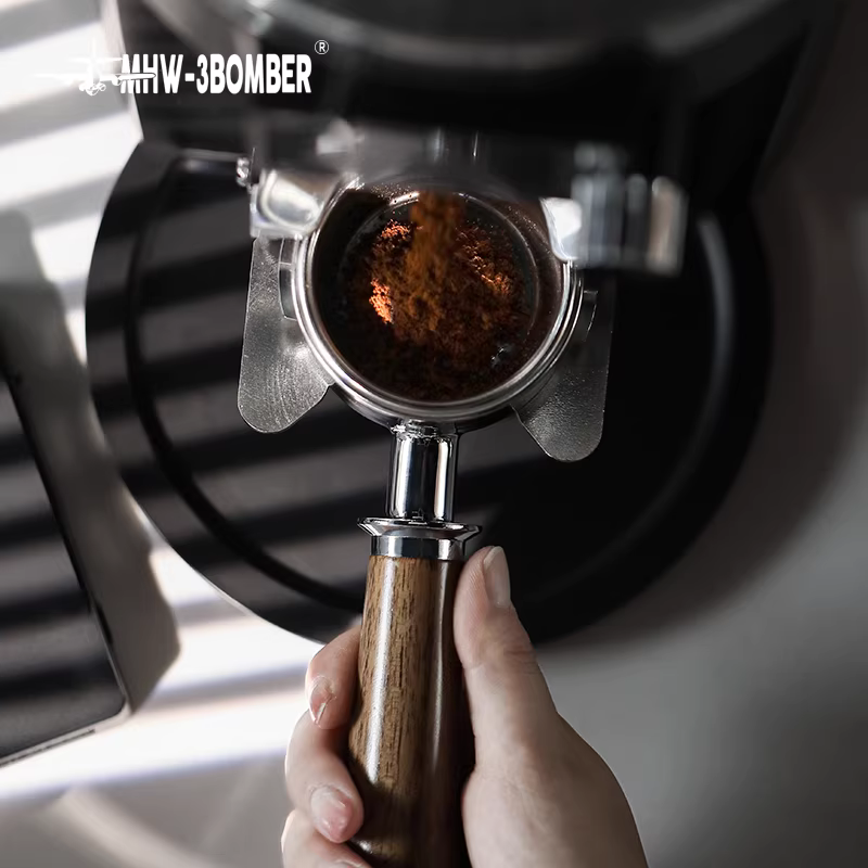 Bộ lọc cà phê không đáy cho máy pha cà phê Espresso, kích thước 51/54/58mm, tay cầm đầu pha không đáy