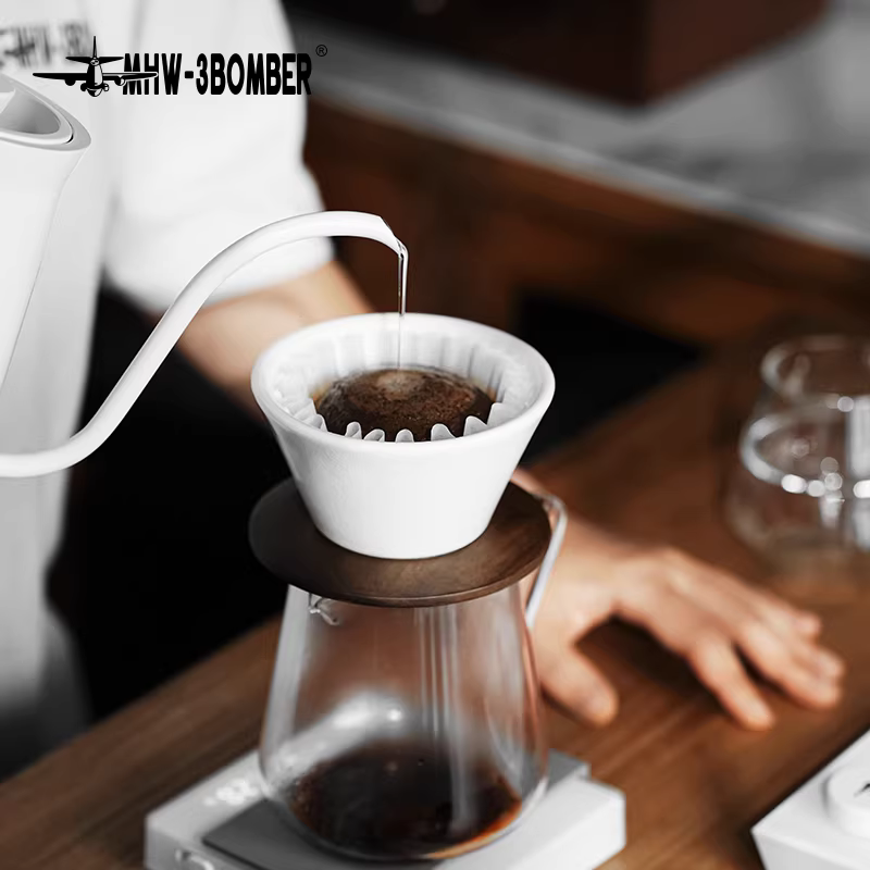 MHW Bomber Meteor Filter Cup Cốc lọc cà phê pha thủ công Cốc lọc bánh gốm Cốc lọc cà phê nhỏ giọt Cốc lọc cà phê