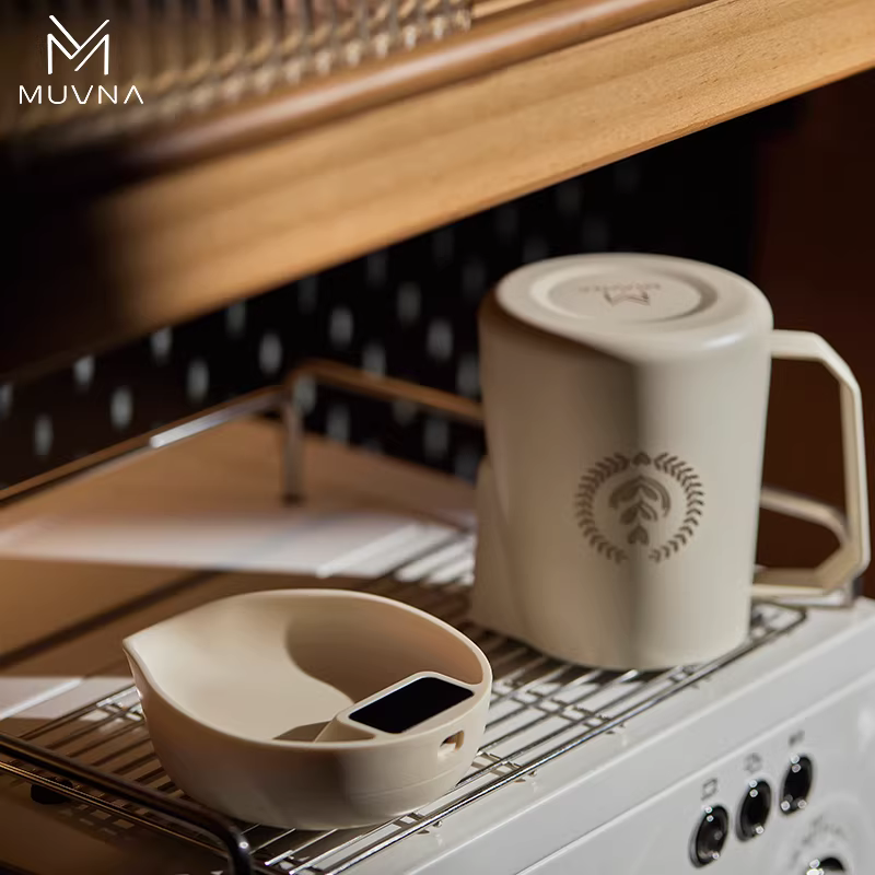 Cân điện tử pha cà phê kiểu Ý MUVNA, khay đựng cà phê, cân hạt cà phê, cân trà và cà phê