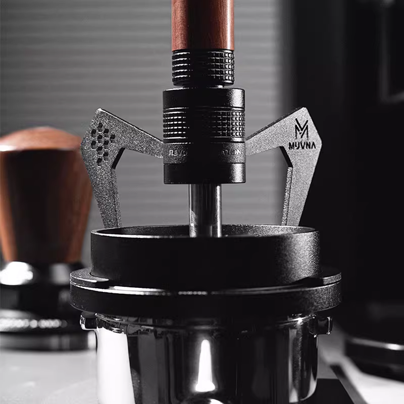 Kim phân phối cà phê MUVNA kiểu mantis, kim điều chỉnh được, dùng để khuấy và phá vỡ cục tụ, kiểu Ý