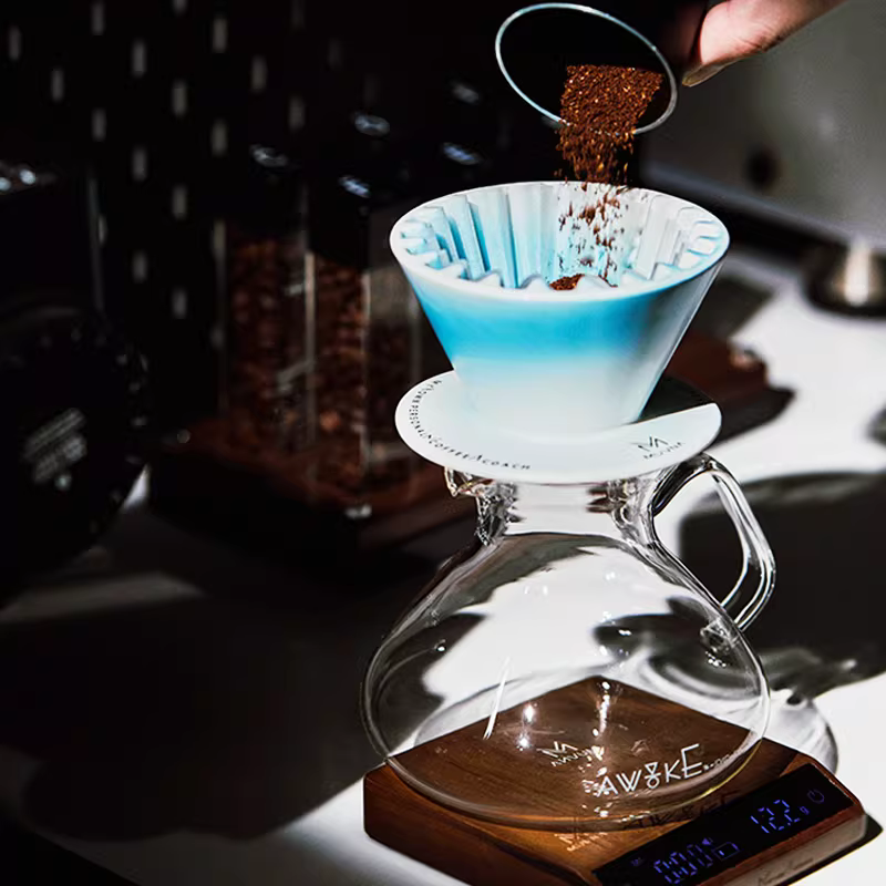 Cốc lọc cà phê gốm MUVNA, ấm pha cà phê thủ công, cốc lọc dùng chung, dụng cụ lọc cà phê gia dụng, phễu lọc