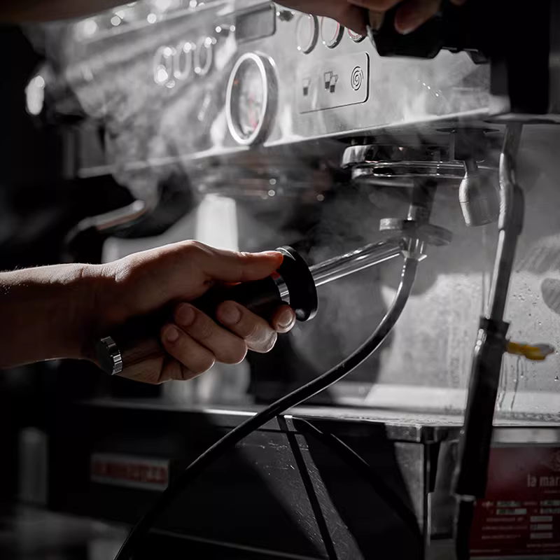 Bàn chải vệ sinh đầu pha cà phê máy pha cà phê Ý MUVNA, bàn chải vệ sinh dầu mỡ và bụi bẩn chuyên dụng