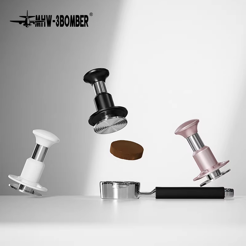 Dụng cụ nén cà phê MHW Bomber Knight Impact Powder Hammer, dụng cụ phân phối bột cà phê, dụng cụ nén cà phê Ý lực không đổi 51/53/58