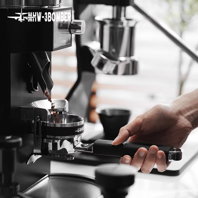 Máy pha cà phê Ý MHW Bomber Series tích hợp bộ lọc đáy E61 58mm, chiết xuất ổn định không đáy