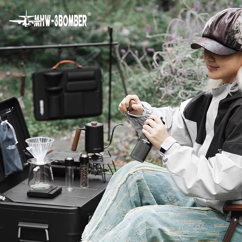 MHW Bomber Cà Phê Túi Bảo Quản Di Động Đồ Dùng Cà Phê Túi Du Lịch Tổ Chức Cắm Trại Túi Du Lịch Túi Xách