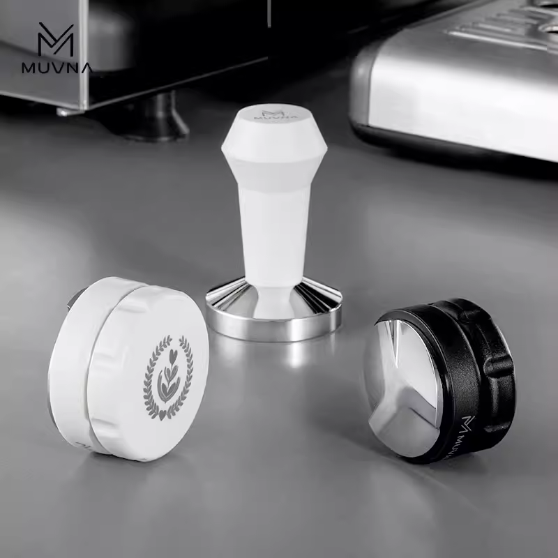 Dụng cụ ép cà phê MUVNA, tay cầm máy pha cà phê Ý, chất liệu ABS, phù hợp với cỡ 51/53/58mm
