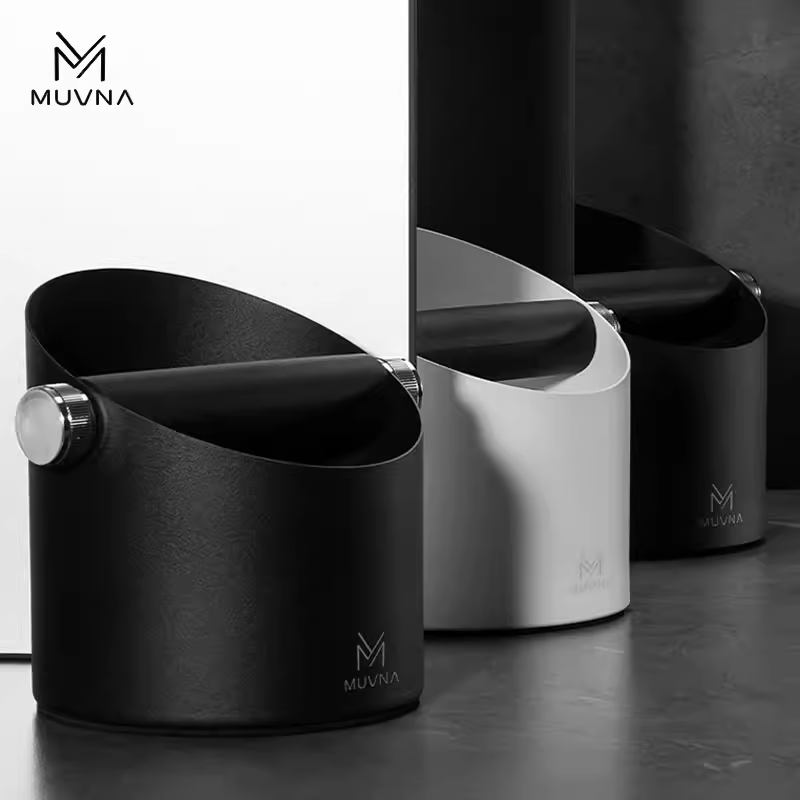 Hộp đựng bã cà phê bằng thép không gỉ Muvina, dụng cụ lấy bã cà phê, dụng cụ tán bột cà phê, hộp đựng bã cà phê, hộp đựng chất thải cà phê