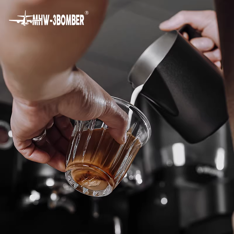 Ly cà phê bomber, ly espresso, ly cao cấp, thẩm mỹ cao, ly latte kiểu Mỹ, phong cách ins, ly trắng kiểu Úc, ly Dirty