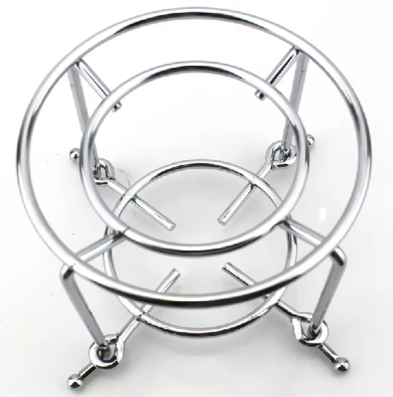 Giá đỡ bếp gas pha cà phê có đế đế sưởi, ấm pha cà phê Moka, ấm trà hoa, ấm đun nước, đèn cồn, giá đỡ bếp tròn 08